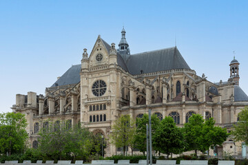 Fototapeta premium Gothic Splendor: Saint-Eustache Church in Paris, France