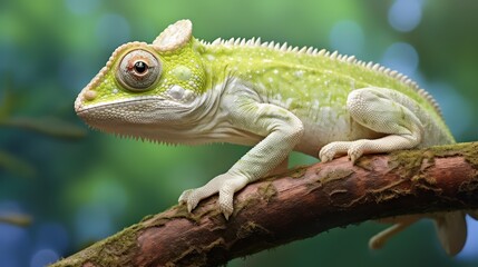 profile portrait of a chameleon Chamaeleonidae UHD WALLPAPER