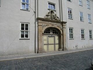 Historisches Portal in Quedlinburg