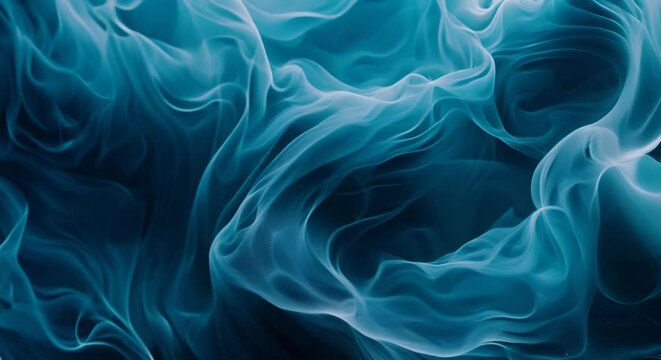 abstract blue tech waves, symbolizing the fluid movement of data in cyber space,