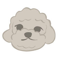 Cute Poodle Dog Doodle fit for stickers sheet journaling scrapbooking about vet dog happy day summer park