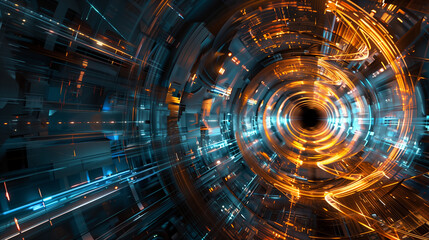  the essence of Emerging Technologies through a dynamic, abstract image.