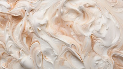 Mix of ice cream balls as a background. Ice cream texture.