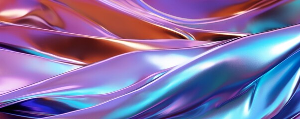 Iridescent waves of color