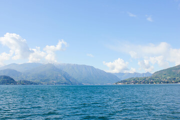 view of the sea and mountains
