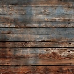 Naklejka premium Time-Worn Patina of Old Wood Texture Panoramic