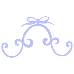 decorative clip art with coquette bow ribbon vibes cute for scrapbook journal and any feminine decorations