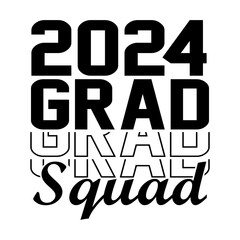 2024 Grad Squad, Graduate PNG
