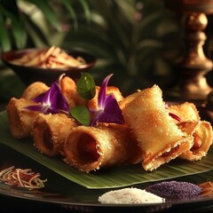 Crispy and golden, the irresistible Kanom Buang ,
