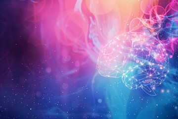 abstract background for June: Alzheimer's and Brain Awareness Month 