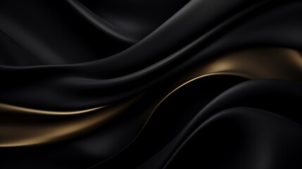 Pure black background with a velvet texture, offering depth and elegance for luxurious product presentations or sophisticated designs