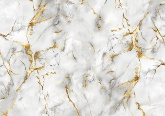 A close up of white marble with golden veins resembling frost on wood