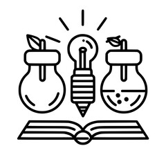 education icon, student icon, teacher icon, university icon, computer icon, learning icon, school icon, studying icon, graduation icon, library icon, technology icon, backpack icon, certificate icon, 