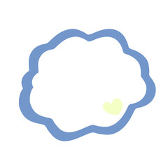 cute bubble with little heart so cute for kid related theme card invitation birthday 