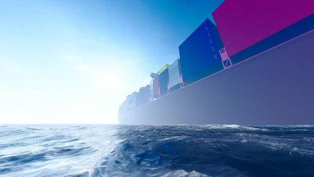 One Belt One Road Cargo Ship Import and Export Trade
