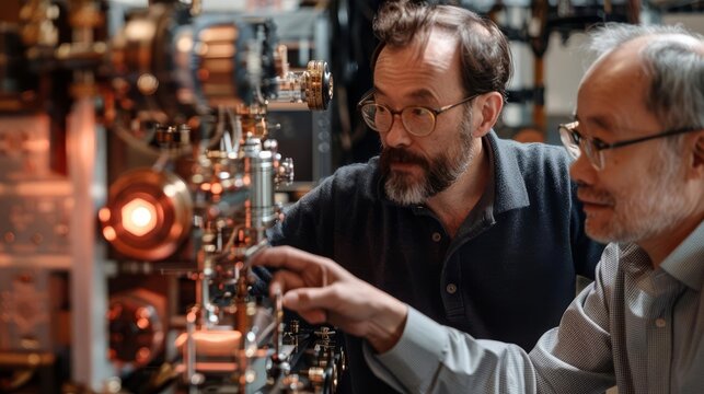 A documentary featuring theoretical physicists discussing the creation of a small scale simulated multiverse in a lab setting