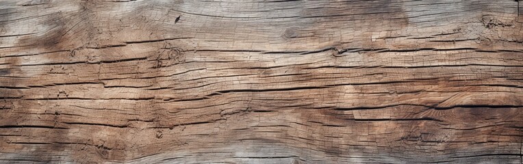 Time-Worn Patina of Old Wood Texture Panoramic