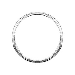 Circle frame Brustoke icon