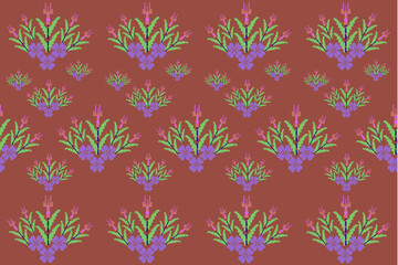 Fototapeta premium Abstract ethnic geometric pattern design for background or wallpaper. Figure tribal embroidery. Indian, Scandinavian, Gypsy, Mexican, folk pattern.