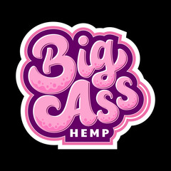 BIG ASS LETTERING LOGO DESIGN