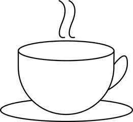 Cup of Tea, Cup of Coffee Outline 