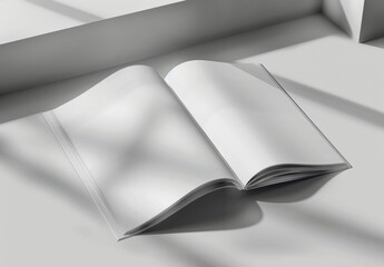 book mockup, Isolated Stack of Books on White Background with Blank Pages