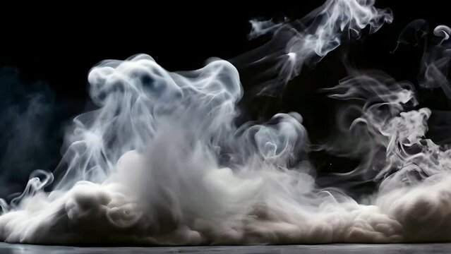 animated smoke, fog, haze, slow motion perfect background animation