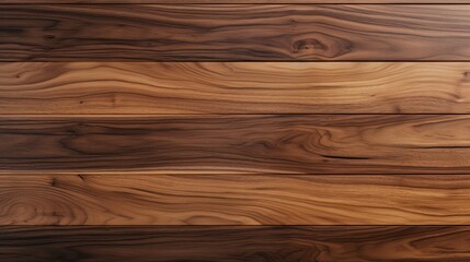 Obraz premium Uninterrupted Grain of Super Long Walnut Wood Planks