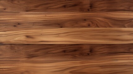 Fototapeta premium Uninterrupted Grain of Super Long Walnut Wood Planks