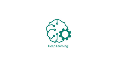 Deep Learning Vector Icon Illustration