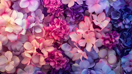 Vibrant Floral Pattern Background in Pink Shades,
Bold and Colorful Design for Floral-Themed Motifs, Hand Edited Generative AI