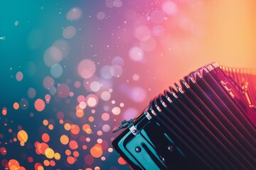 abstract background for National Accordion Awareness Month