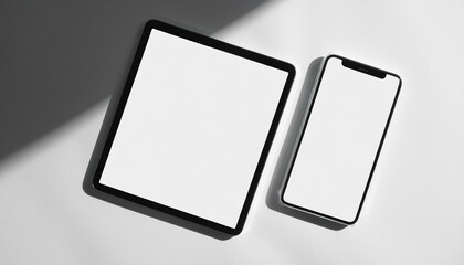 Mockup Template for Different Screen Sizes - Monitor, Tablet and Phone - Application Design, Web Design and User Interface Design - Asset for Presentation of Graphic Design and Portfolio