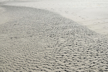 Borkum, Strand bei Ebbe,