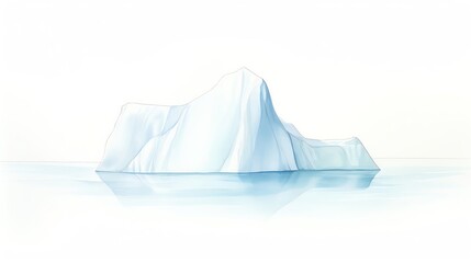 iceberg, drifting iceberg