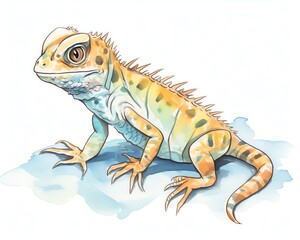 Obraz premium lizard, scaly lizard