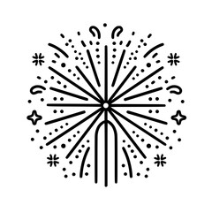 firework icon, celebration icon, spark icon, party icon, anniversary icon, birthday icon, carnival icon, celebrate icon, festival icon, christmas icon, event icon, explosion icon, sparkle icon