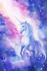 Obraz na płótnie Canvas galactic unicorn, cosmic galactic unicorn