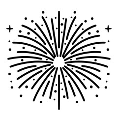 Obraz premium firework icon, celebration icon, spark icon, party icon, anniversary icon, birthday icon, carnival icon, celebrate icon, festival icon, christmas icon, event icon, explosion icon, sparkle icon, 