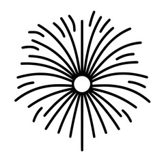 Obraz premium Firework icon, celebration icon, spark icon, party icon, anniversary icon, birthday icon, carnival icon, celebrate icon, festival icon, Christmas icon, event icon, explosion icon, sparkle icon, 