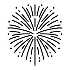 Obraz premium Firework icon, celebration icon, spark icon, party icon, anniversary icon, birthday icon, carnival icon, celebrate icon, festival icon, Christmas icon, event icon, explosion icon, sparkle icon, 