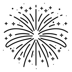 Firework icon, celebration icon, spark icon, party icon, anniversary icon, birthday icon, carnival icon, celebrate icon, festival icon, Christmas icon, event icon, explosion icon, sparkle icon