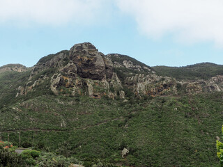 Fototapeta na wymiar Mirador El Balaidero with panorama of the island
