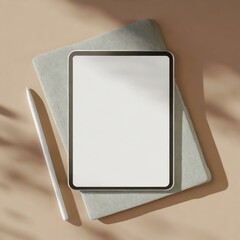 Tablet Mockup for Application Presentation, Web Design or User Interface Design - Template for Representation and Presentation of Design 