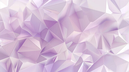 Abstract Design with Lavender Geometric Shapes