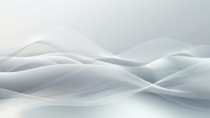 Elegant and soft grey minimal wave vector background.