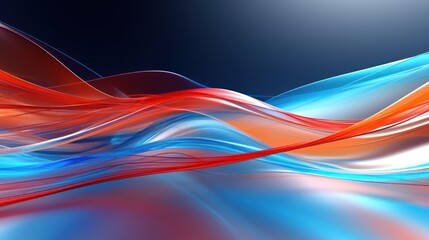 Abstract wave lines dynamic flowing colorful light UHD WALLPAPER