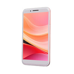 3D Smartphone on white background