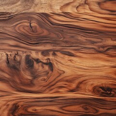 Fototapeta premium Uninterrupted Grain of Super Long Walnut Wood Planks