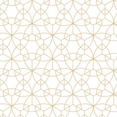 Fototapeta premium Abstract simple geometric Vector seamless pattern design elements line texture on white background, labels and frames for packaging for luxury products in trendy linear style